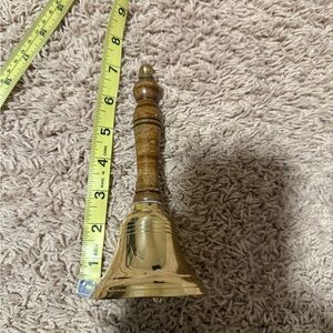 Gold and Brown Handbell